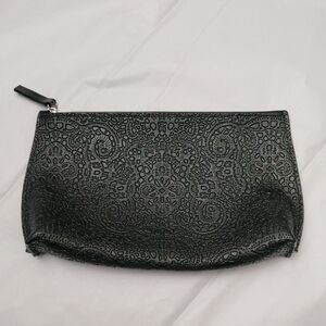 B•MAY Chic Black Patterned Clutch Bag